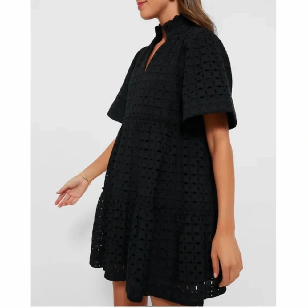 TUCKERNUCK Black Eyelet Crawford Dress NWT - Picture 3 of 9